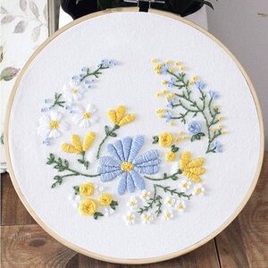 Floral Embroidery Kit